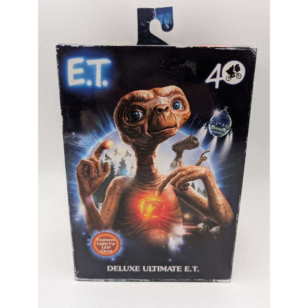 NECA‎ ultimate E.T. deluxe 40th anniversary light up LED chest
